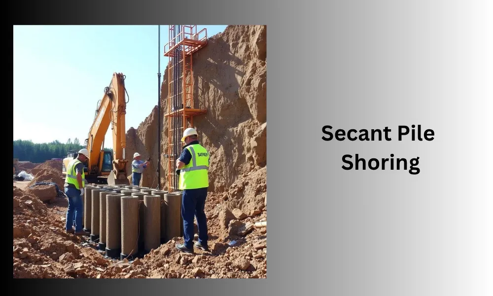 secant pile shoring in dubai