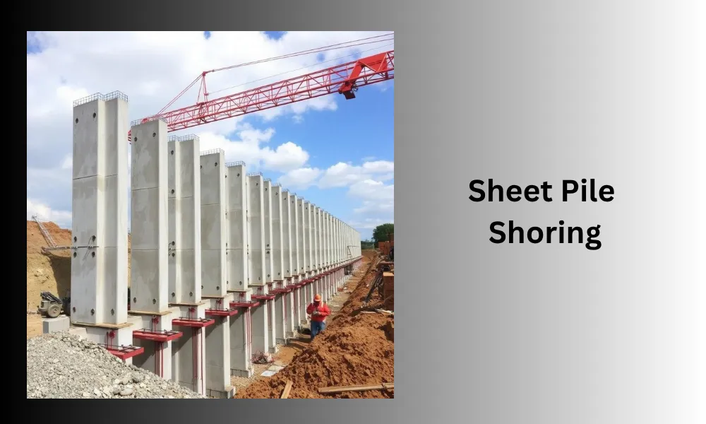 sheet pile shoring in dubai