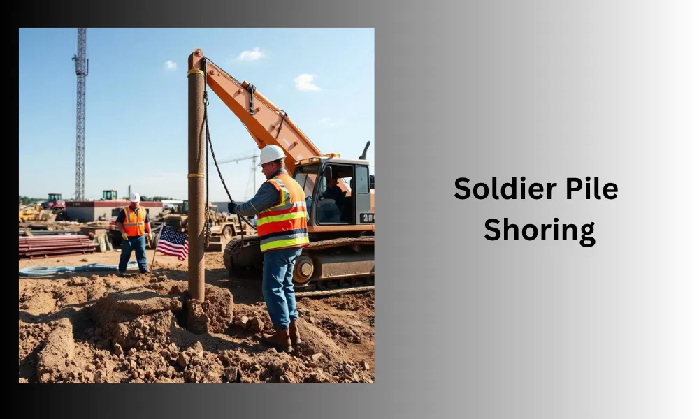 soldier pile shoring in dubai